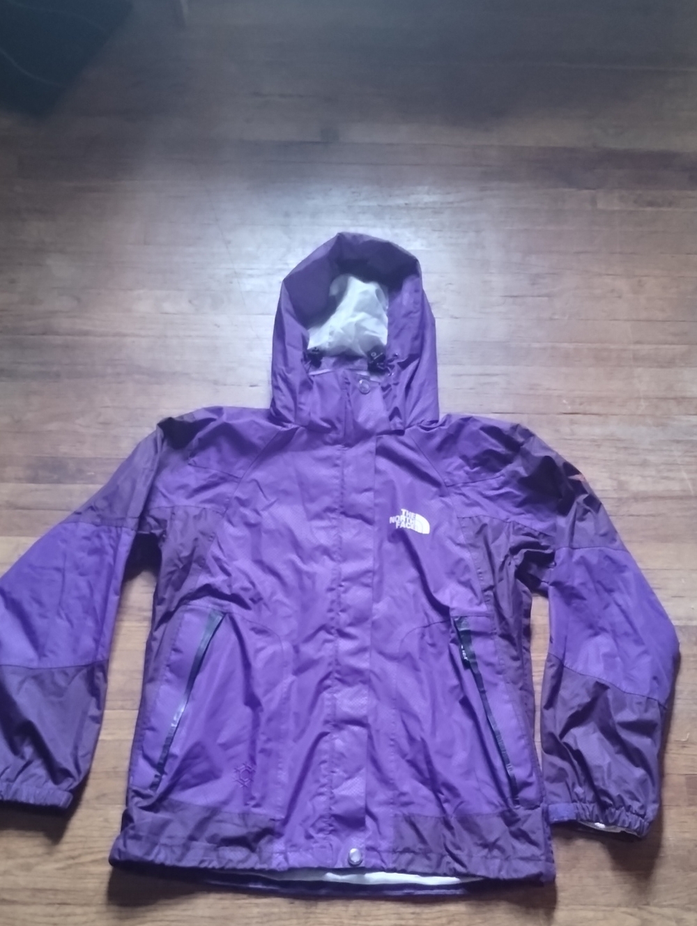 The North Face Purple Waterproof Hooded Raincoat
